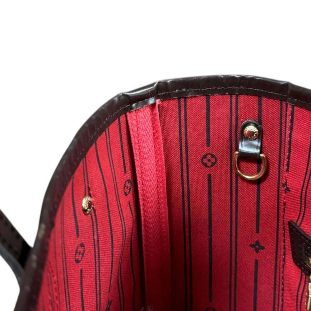 LOUIS VUITTON Brown Damier Canvas Neverfull PM Tote Bag - Picture 9 of 12